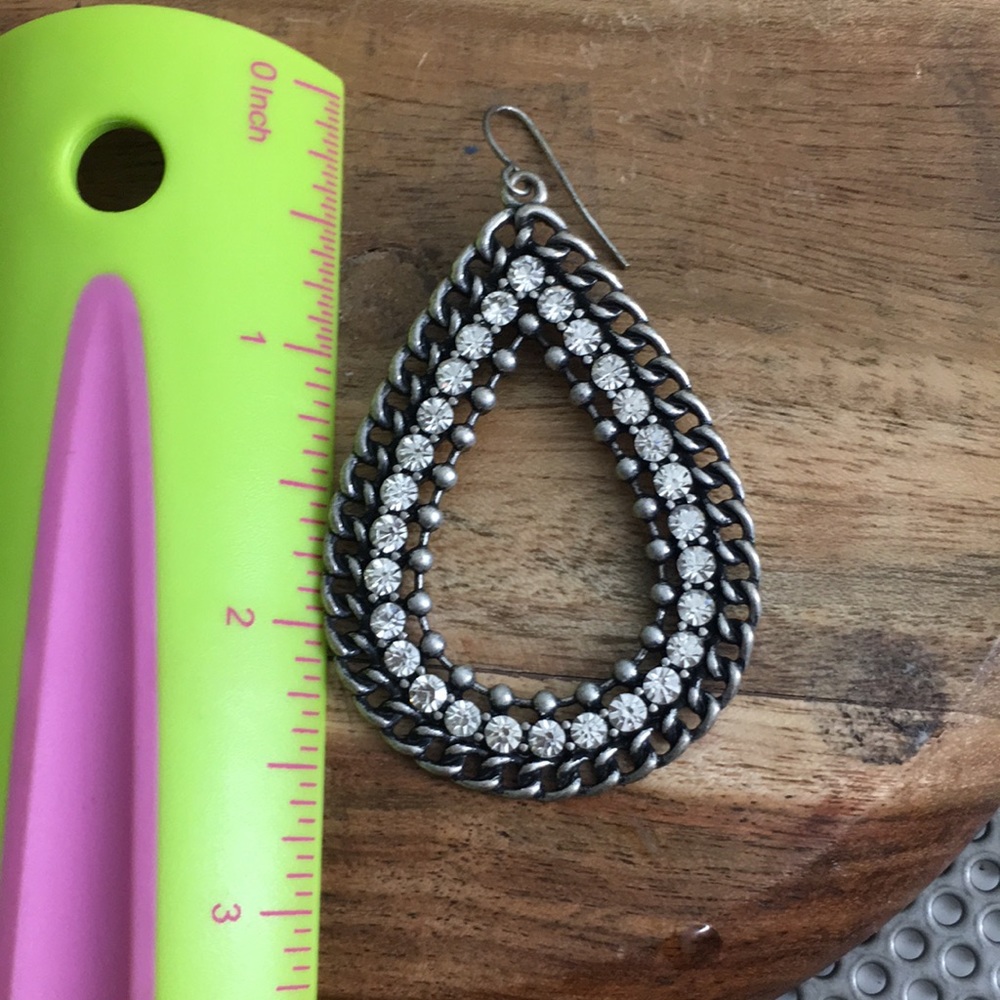 Vtg Statement Dangle Earrings - image 8